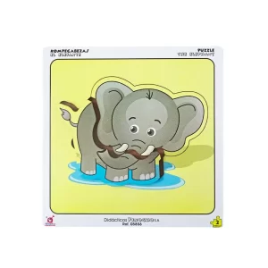 Rompecabezas elefante x2 piezas