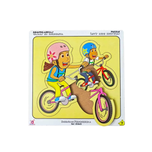 Rompecabezas bicicleta x7 piezas