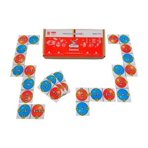 Dominó infantil multiplicación - empaque de cartón