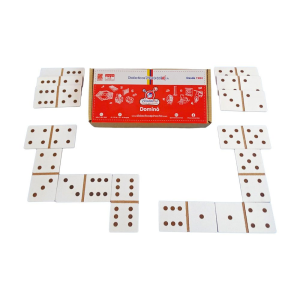 Dominó puntos bajo relieve - empaque de cartón