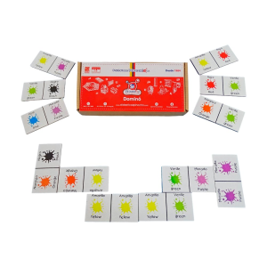 Dominó infantil colores - empaque de cartón
