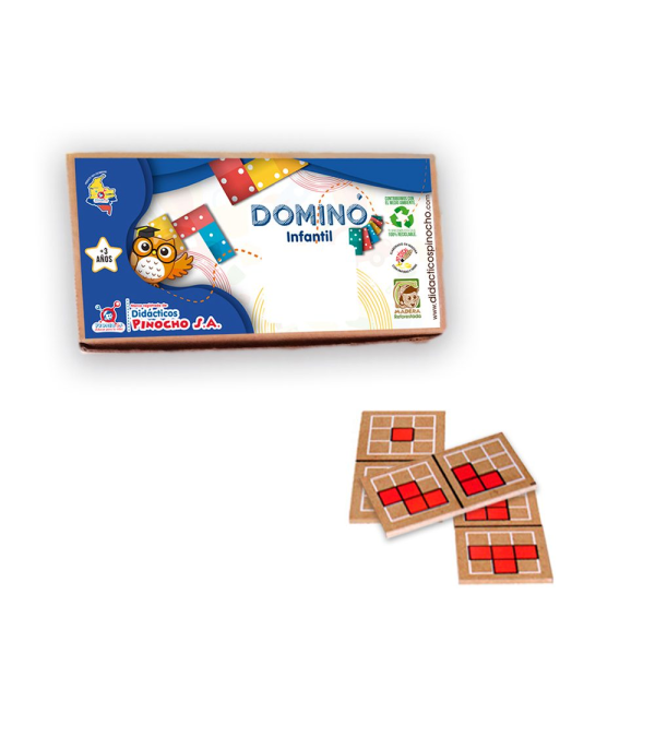 Dominó Infantil Áreas en Caja de Cartón