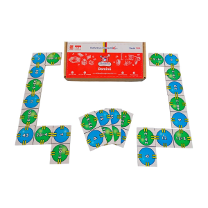 Dominó infantil división - empaque de Cartón