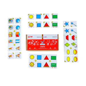 Lotería percepción de formas - empaque de cartón