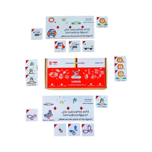 Lotería de La parte al todo y del todo a La parte - empaque de cartón