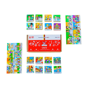 Lotería prevención de accidentes - empaque de cartón