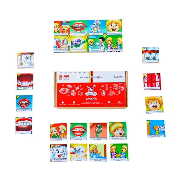 Lotería salud oral - empaque de cartón