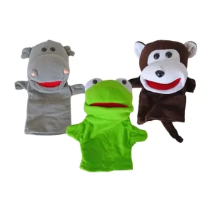 Títeres Mico Rana O Hipopótamo