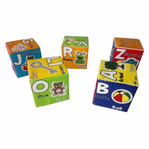 Cubos Abecedario x5 Pzs. en Espuma (10 cm)