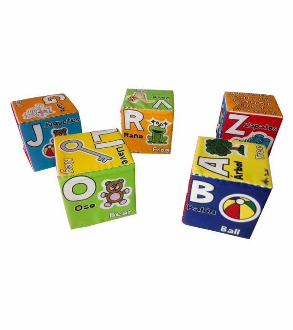 Cubos Abecedario x5 Pzs. en Espuma (10 cm)