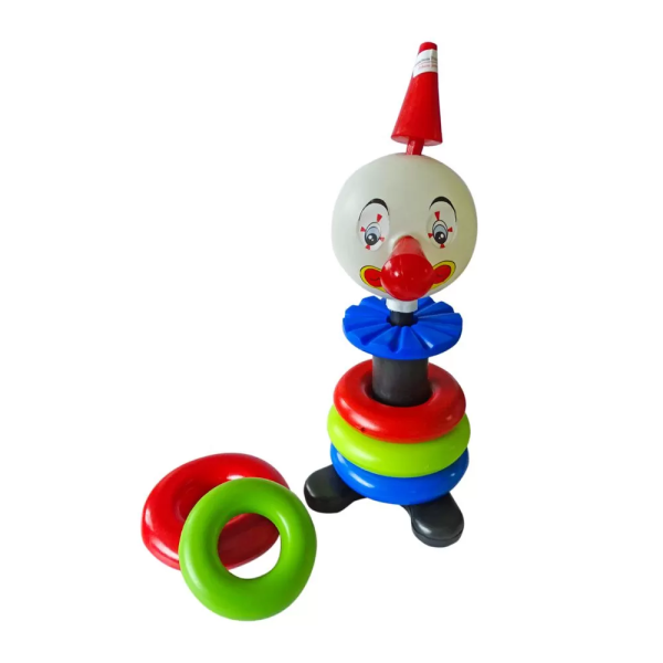 Payaso plástico para ensartar