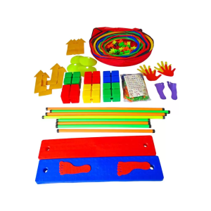 Equipo psicomotor didáctico x92 piezas