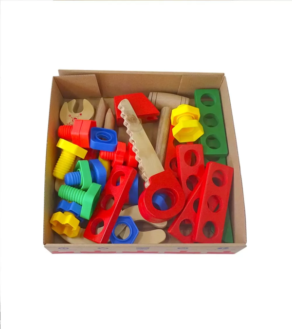 Caja de herramientas en madera